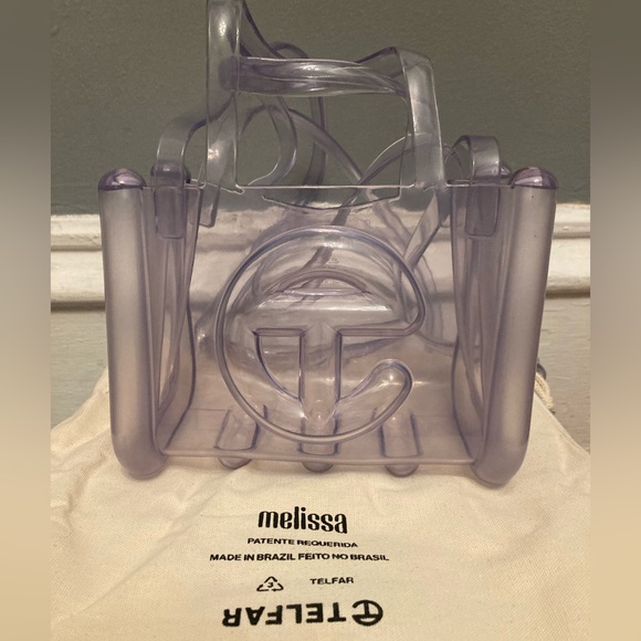 ✨HOST PICK✨MELISSA x TELFAR Small Jelly Shopper - Clear✨HOST PICK✨ - Picture 4 of 10